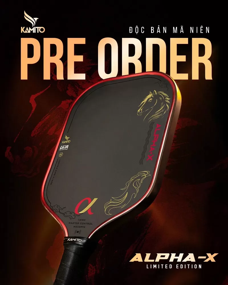 Vợt Pickleball Kamito Alpha-X Limited (16mm)