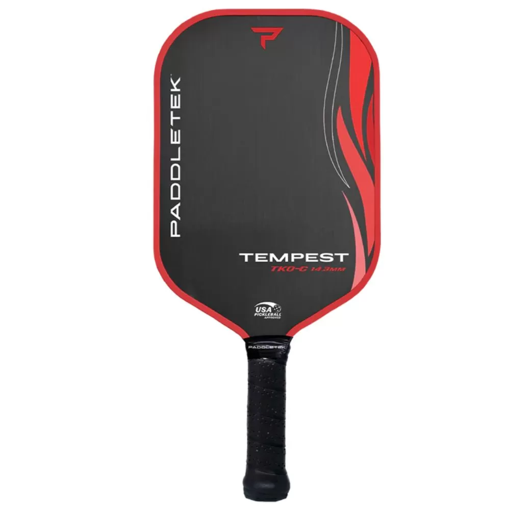 Vợt Pickleball Paddletek TEMPEST TKO-C 14.3mm Red-Wildfire  Standard