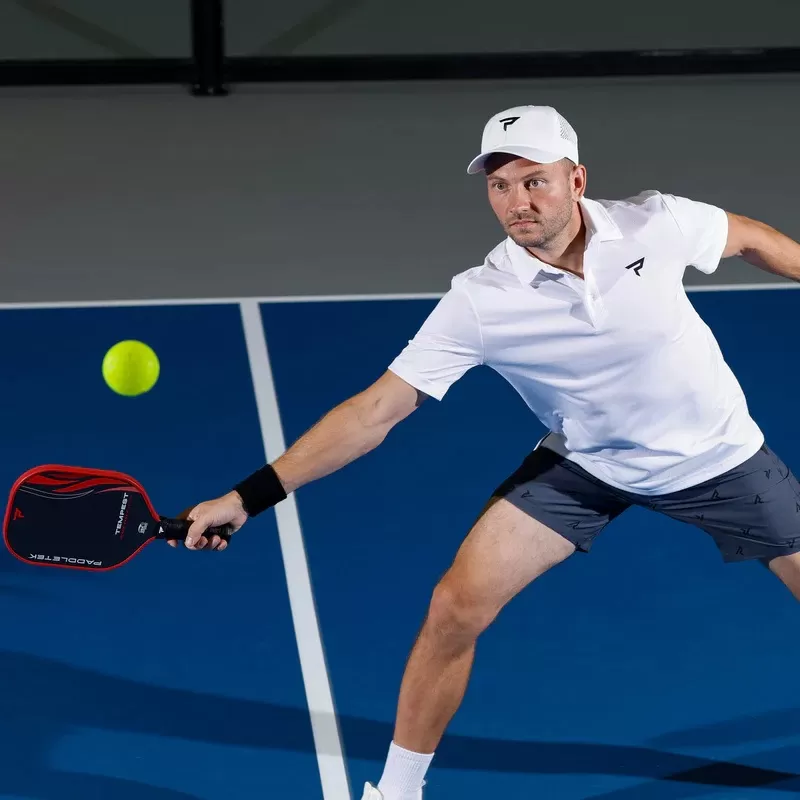 Vợt Pickleball Paddletek Tempest Wave Pro-C 14.3mm Red Wildfire Standar