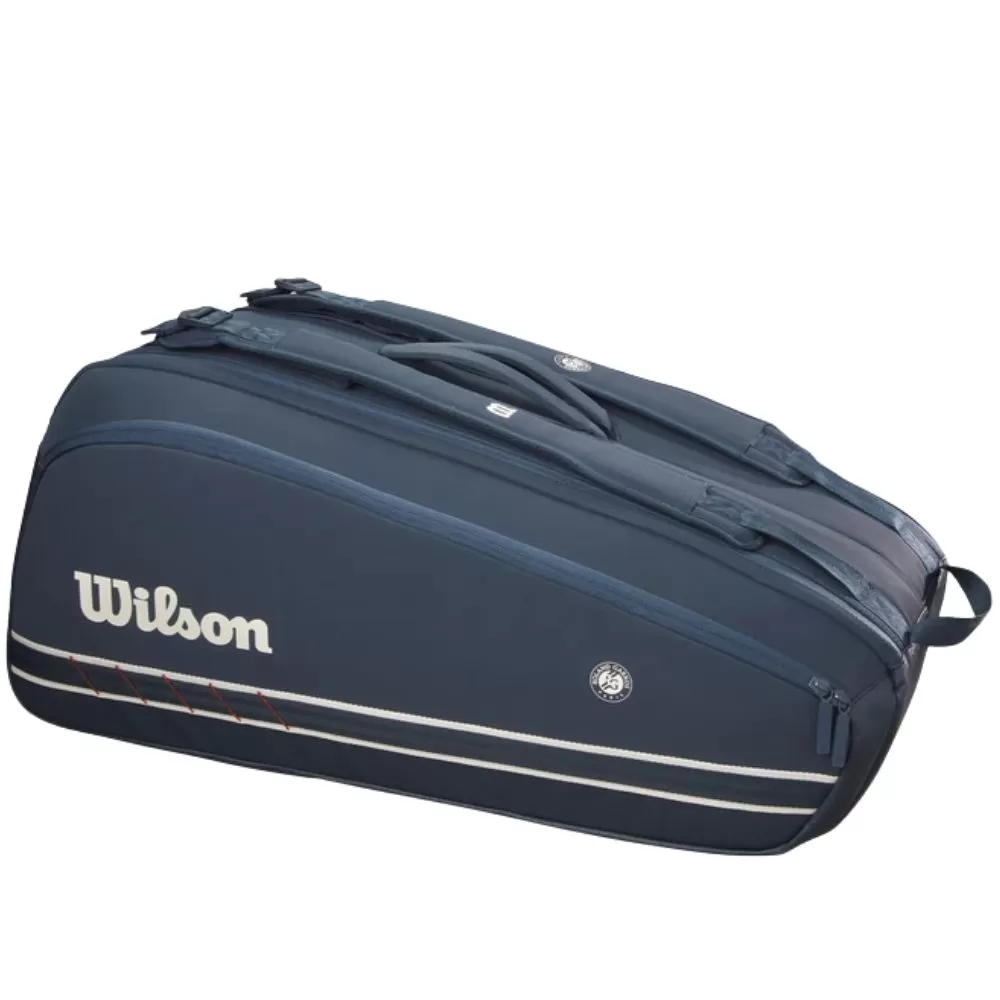 Túi Tennis Roland Garros 2025 Session de Soirée Super Tour 15 Pack Dark Navy