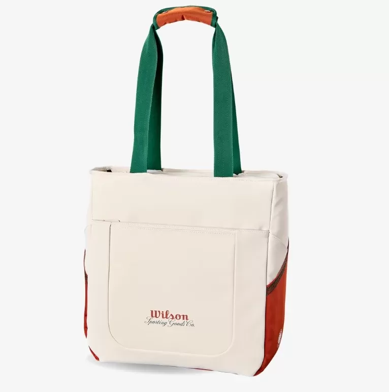 Túi Tote Thể Thao Wilson Roland Garros 2026 Tennis Tote Cream/Clay WR8054401001